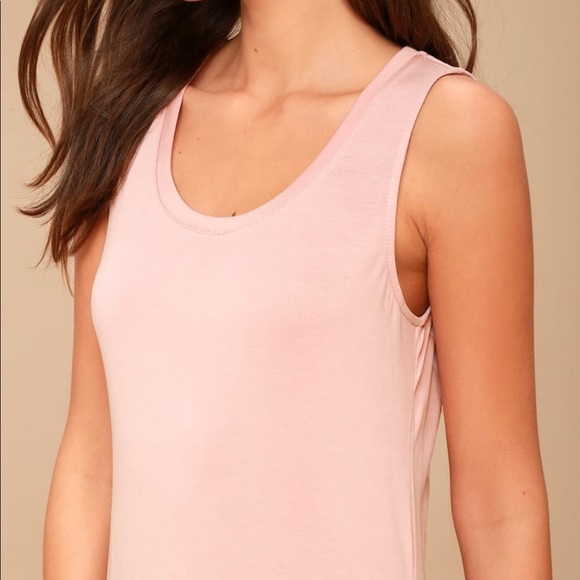 Blush Pink Midi Dress - Picture 4 of 4